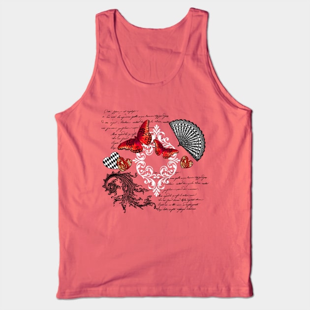 butterflies Tank Top by Bianka